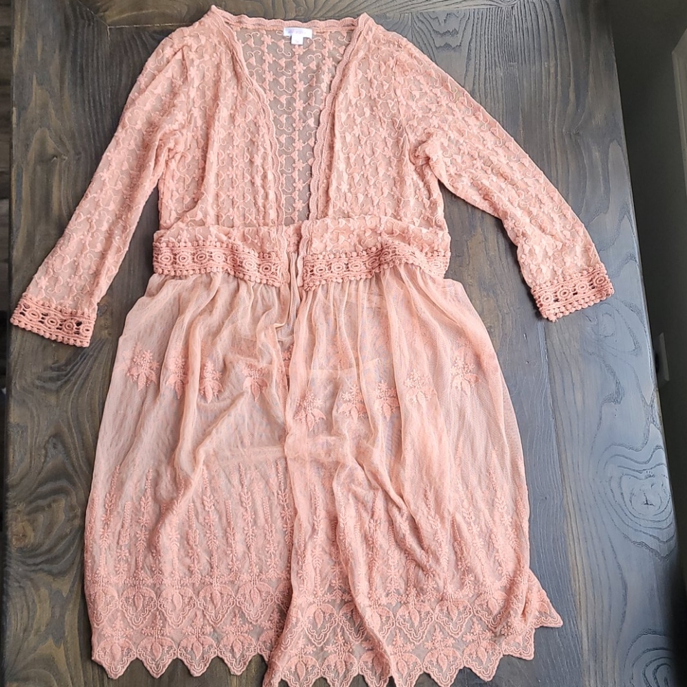 Boho style lace kimono